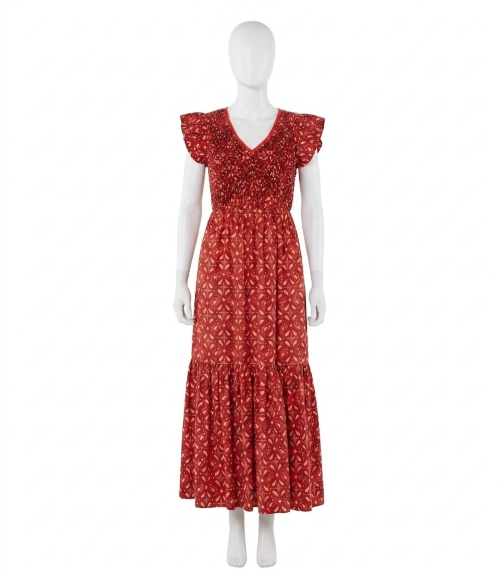 NEW EMILY MCCARTHY grace maxi dress in bandana